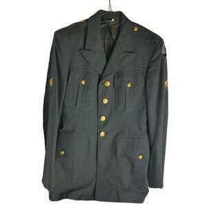 Vintage Army Sergeant Dress Uniform Jacket 94th Infantry Size 37R